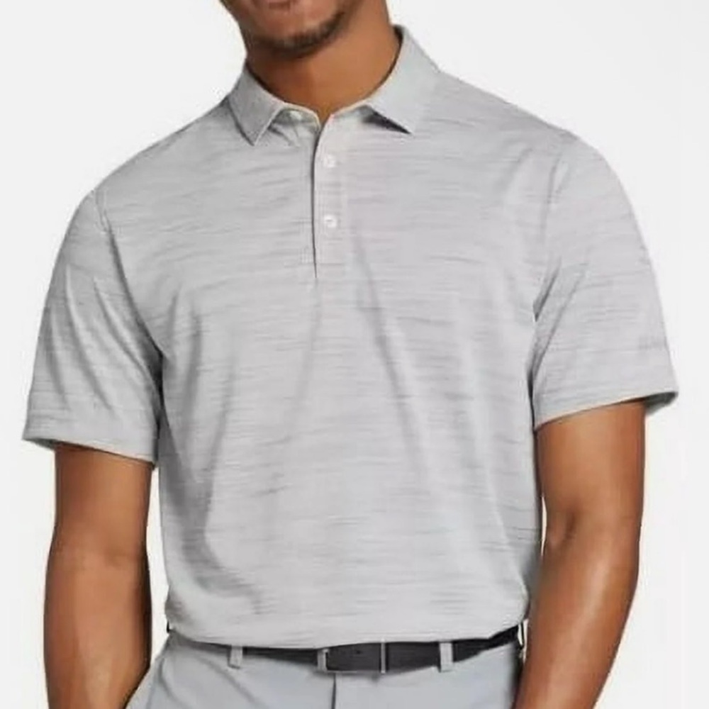 Walter Hagen Heather Gray performance Polo Shirt